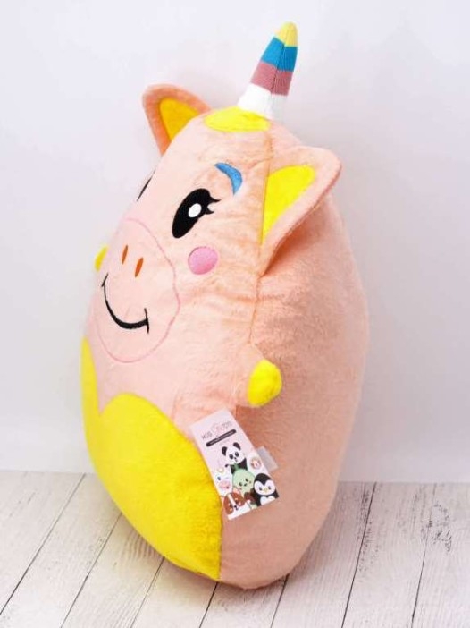 Мягкая игрушка Hugme toys «Единорог», 40 см, розовый