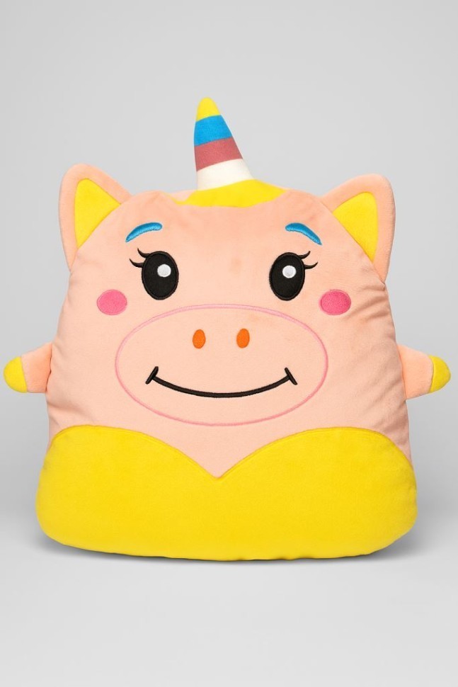 Мягкая игрушка Hugme toys "Единорог", 40 см, розовая