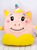 Мягкая игрушка Hugme toys "Единорог", 40 см, розовая