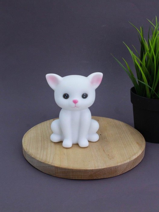Ночник iLikeGift "Kitty cat", white (11*7 см) 