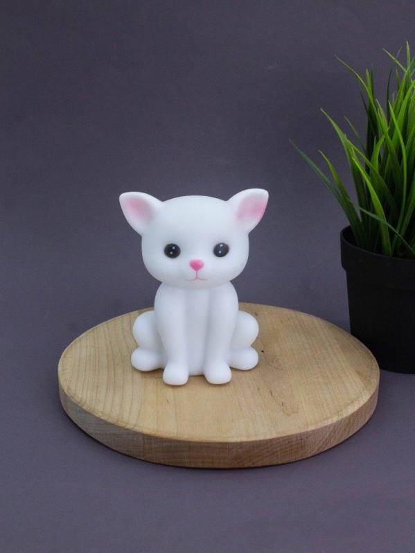 Ночник iLikeGift "Котенок", белый (11*7 см)