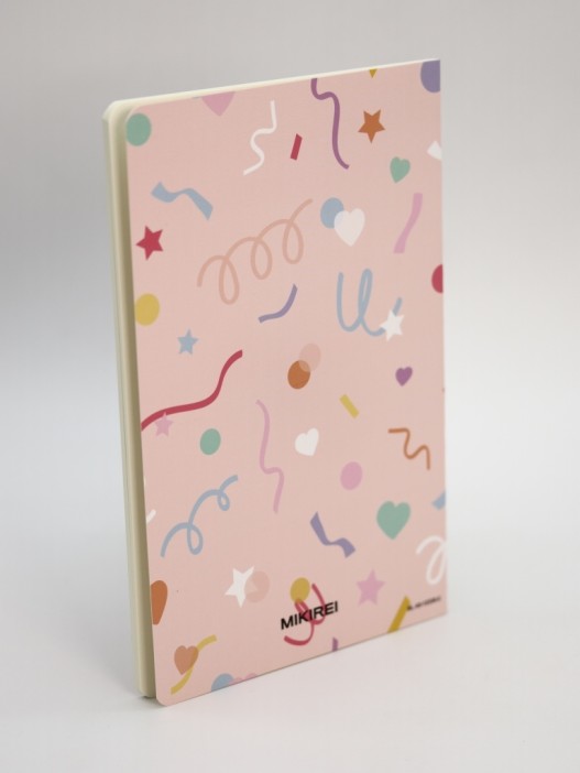 Блокнот (А5) "Drawings, confetti", pink (14.5*21) 