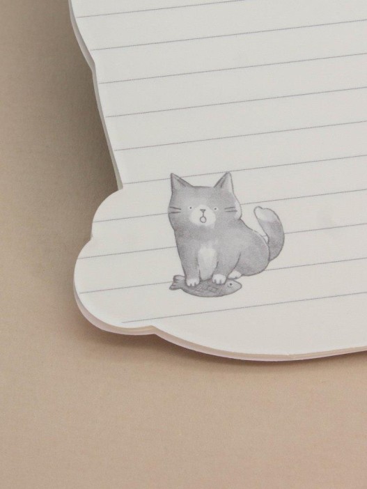 Блокнот на спирали (B6) "Котик для тебя", желтый (13*18) 