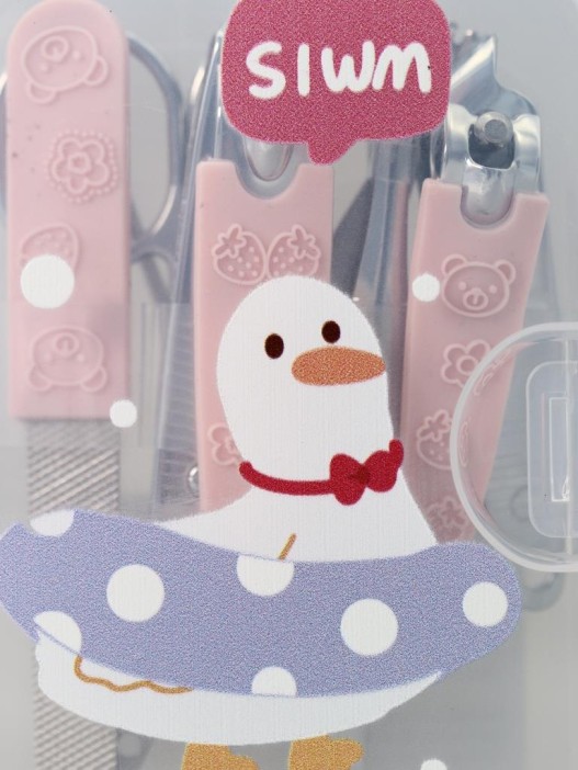 Маникюрный набор &quot;Duck swim&quot;, pink 