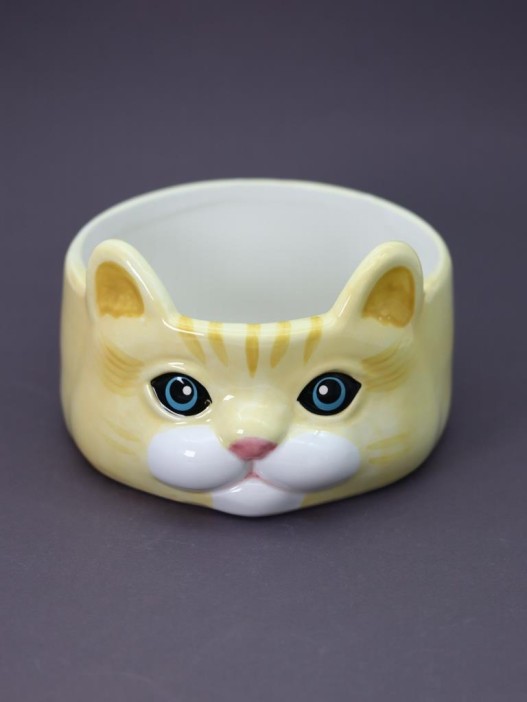 Керамическая миска для животных «Blue eyed cat», 920 ml 