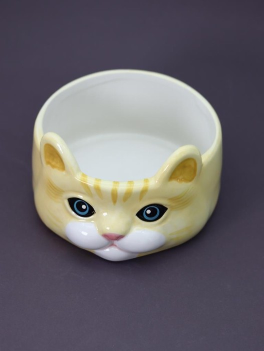 Керамическая миска для животных «Blue eyed cat», 920 ml 
