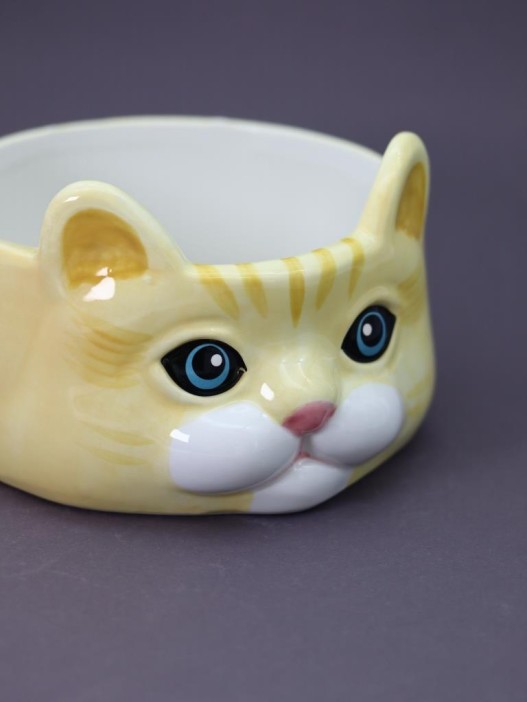 Керамическая миска для животных «Blue eyed cat», 920 ml 