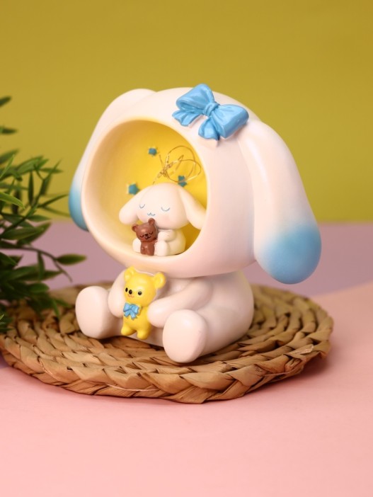 Копилка - ночник «Plush friends», blue (14,5 см), пластик 