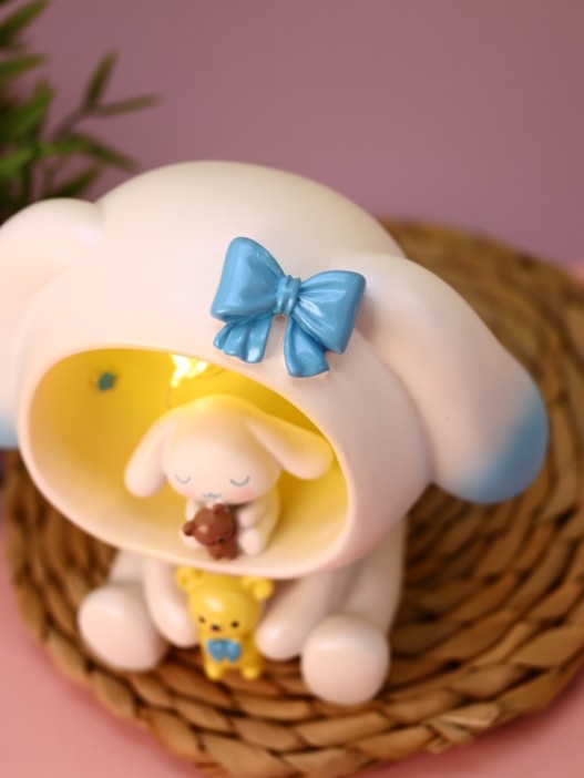 Копилка - ночник «Plush friends», blue (14,5 см), пластик 