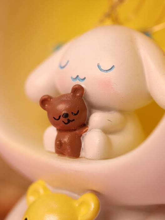 Копилка - ночник «Plush friends», blue (14,5 см), пластик 