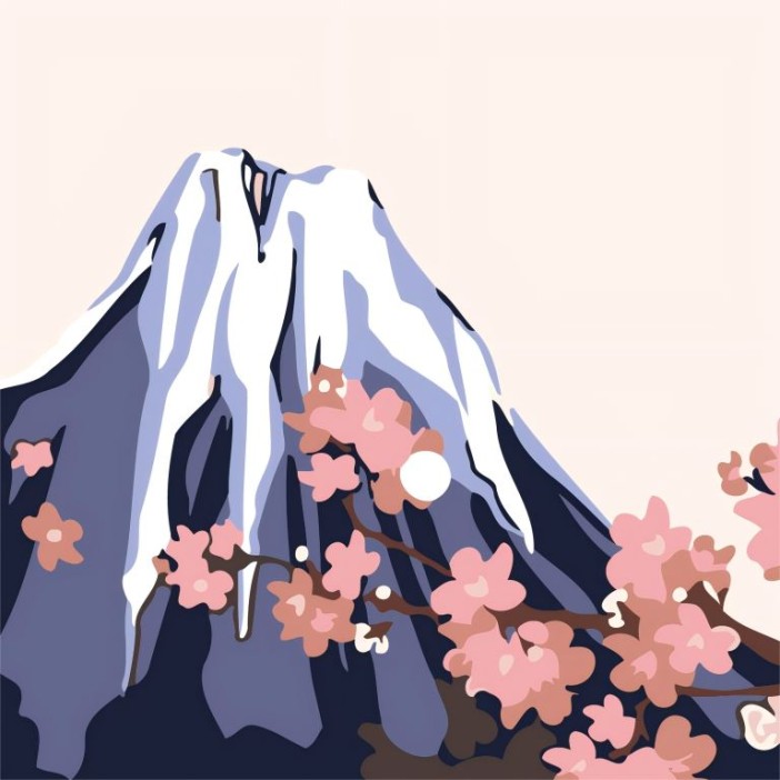 Картина по номерам на подрамнике Draw Me! «Volcano», (20*20 см) 