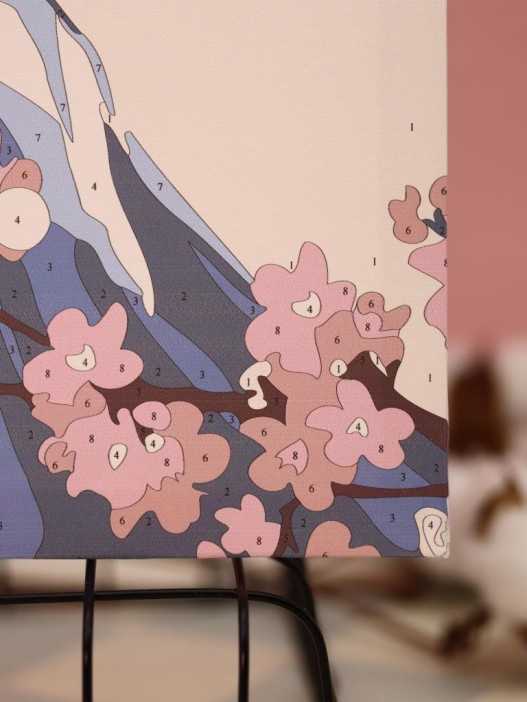 Картина по номерам на подрамнике Draw Me! «Volcano», (20*20 см) 