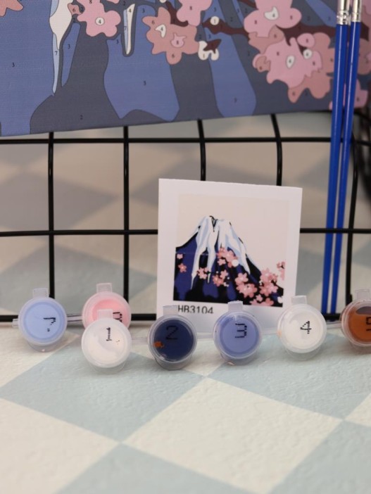 Картина по номерам на подрамнике Draw Me! «Volcano», (20*20 см) 