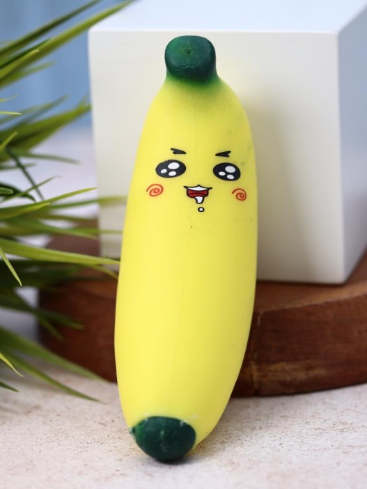 Мялка - антистресс «Squishy bead banana», mix 