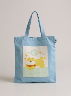 Сумка шоппер &quot;Yellow dog&quot;, blue