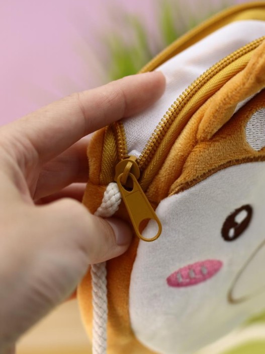 Сумочка плюшевая &quot;Fox&quot;, orange (16*14 см) 