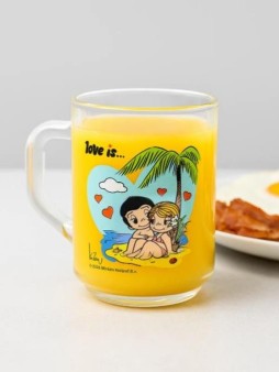 Кружка Love is... "Модерн-2", в подарочной упаковке, стекло (230мл)
