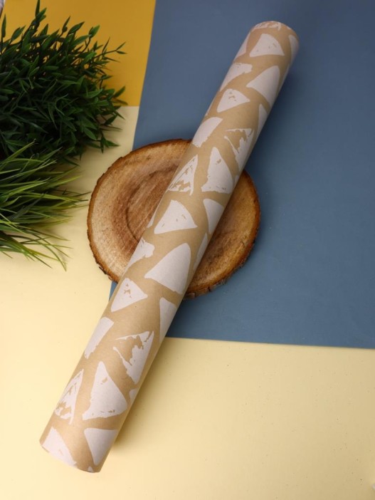 Упаковочная бумага «Triangle», yellow (50*70 см) 