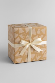 Упаковочная бумага «Triangle», yellow (50*70 см)