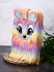 Блокнот плюшевый «Rainbow lama», holography, 21,5х14,5 см, плотность 80 гр. 