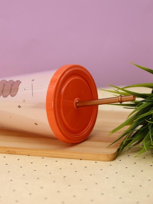 Тамблер iLikeGift &quot;Capybara mountain&quot;, red (880 мл) 