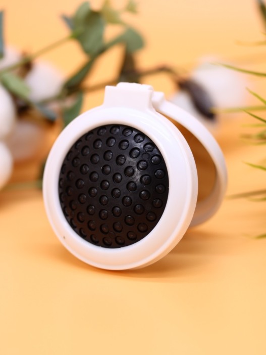 Расческа раскладная с зеркалом  &quot;Froggy folding&quot;, white 