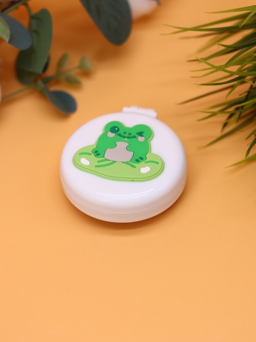 Расческа раскладная с зеркалом  &quot;Froggy folding&quot;, white 