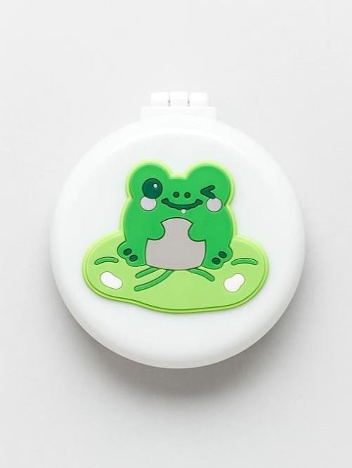Расческа раскладная с зеркалом  &quot;Froggy folding&quot;, white 