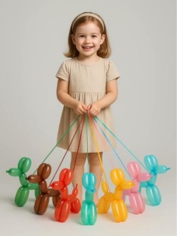 Набор воздушных шаров 15 шт. "Rainbow shapes" (130 см)