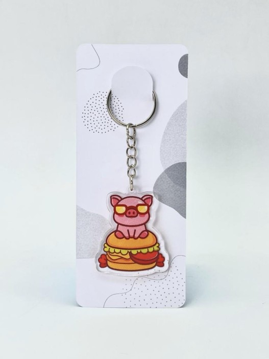 Брелок &quot;Cool pig hamburger&quot; 