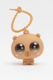 Брелок-мялка с тревел креплением «Kawaii pals», brown