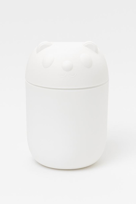 Настольный увлажнитель воздуха - ночник iLikeGift "Мишка", белый, (портативный, USB)