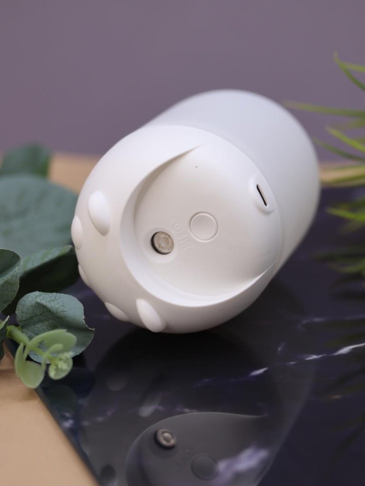 Настольный увлажнитель воздуха - ночник iLikeGift "Мишка", белый, (портативный, USB)
