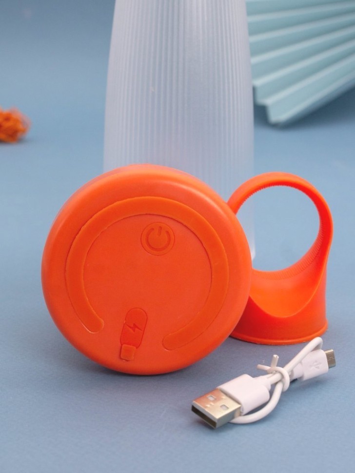 Блендер портативный "Свежесть", оранжевый, USB, (27*7,2 см)