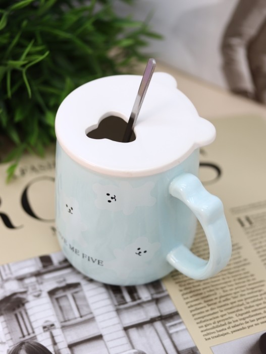 Кружка "Many bear full", blue (400 мл) 