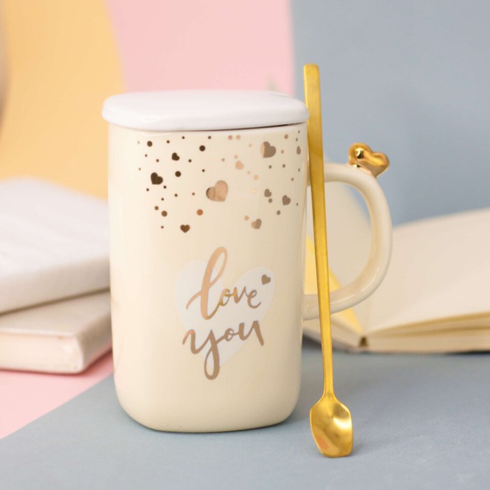 Кружка "Love you", white 