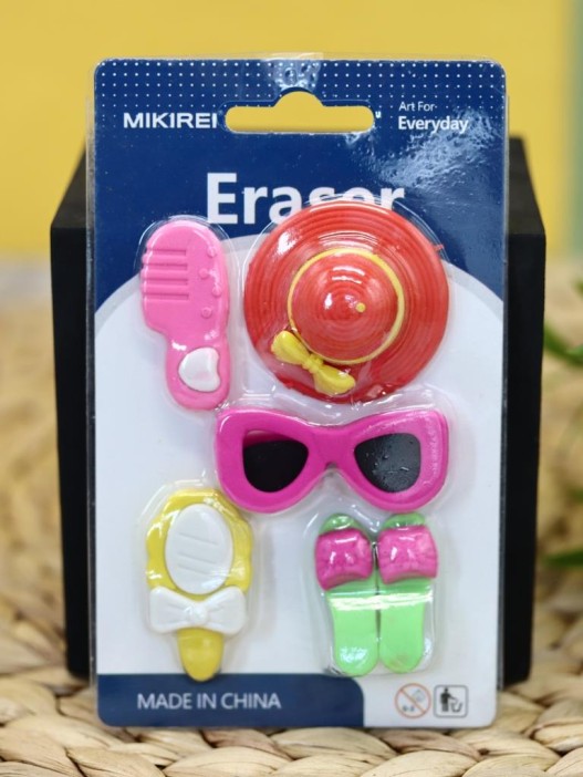 Ластики &quot;Pink glasses&quot;, шоу-бокс 12 шт. 