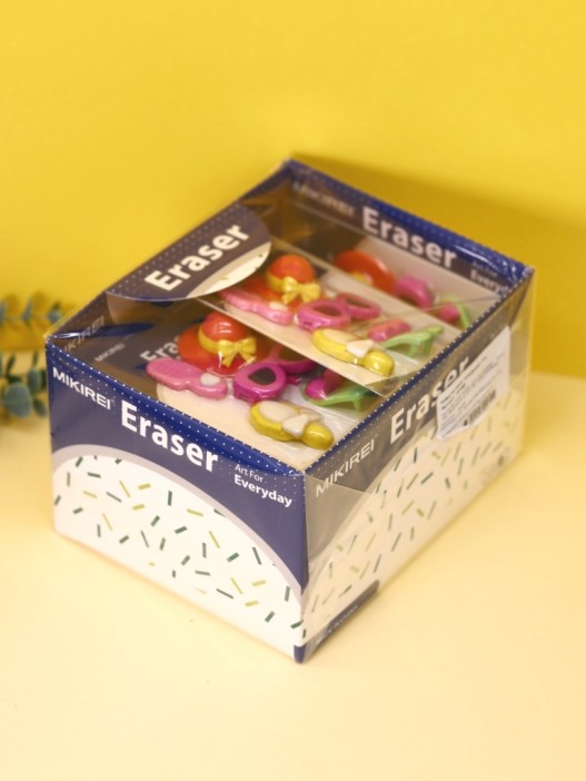 Ластики &quot;Pink glasses&quot;, шоу-бокс 12 шт. 