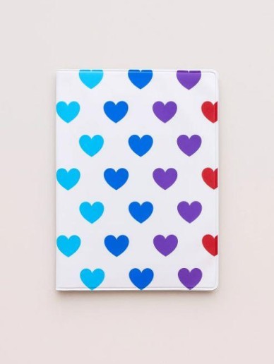 ОБЛОЖКА ДЛЯ ПАСПОРТА "Multicolored hearts"