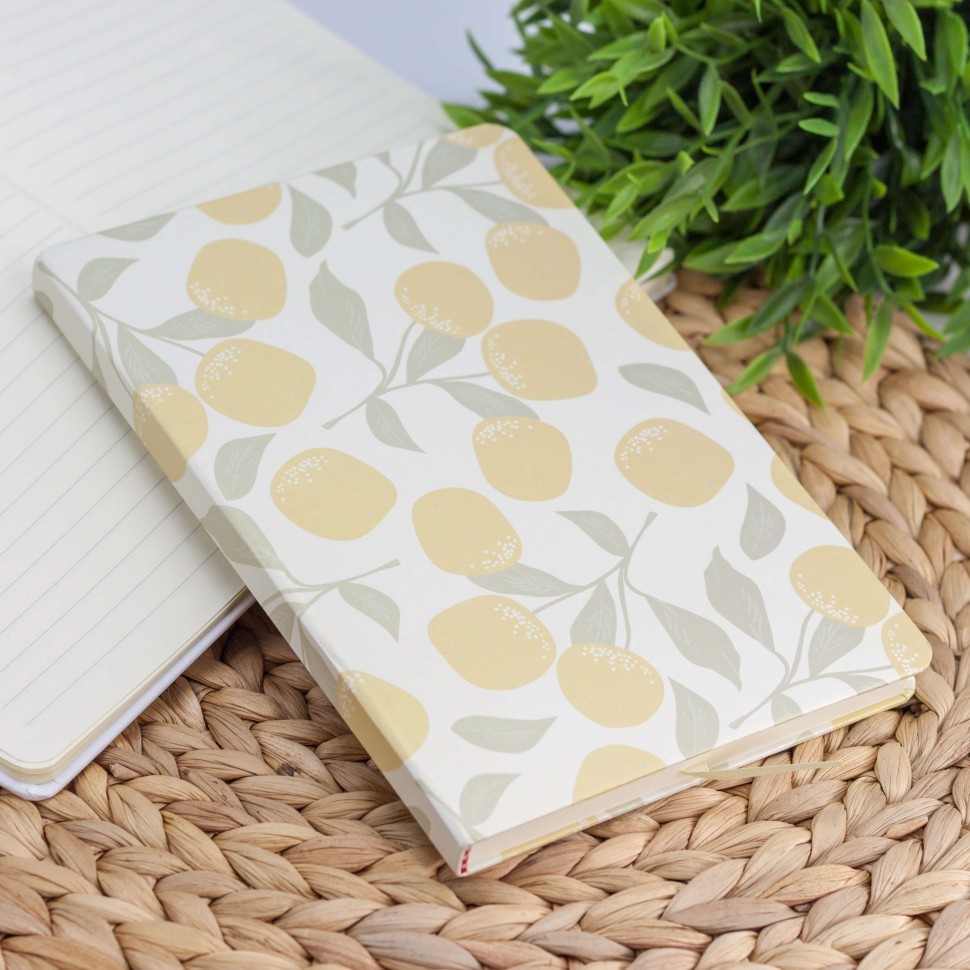 Блокнот (A5) "Fruit lemon", yellow (14.5*21)