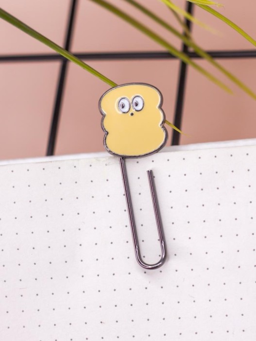 Закладка - скрепка &quot;Marmalade&quot;, yellow 