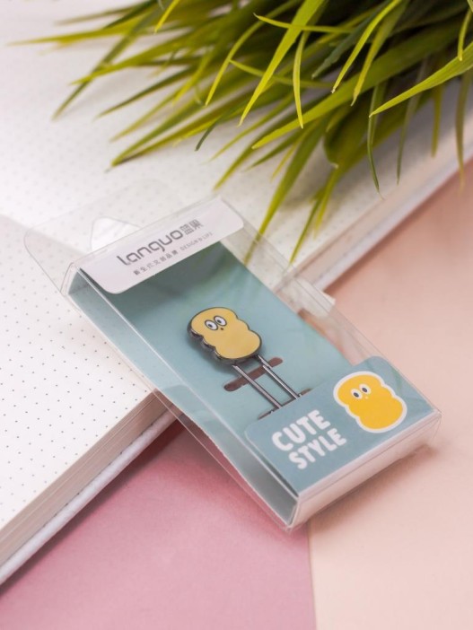 Закладка - скрепка &quot;Marmalade&quot;, yellow 