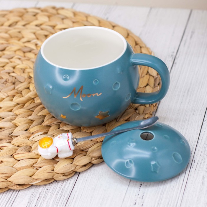 Кружка "Cosmonaut moon", green (420 ml) 