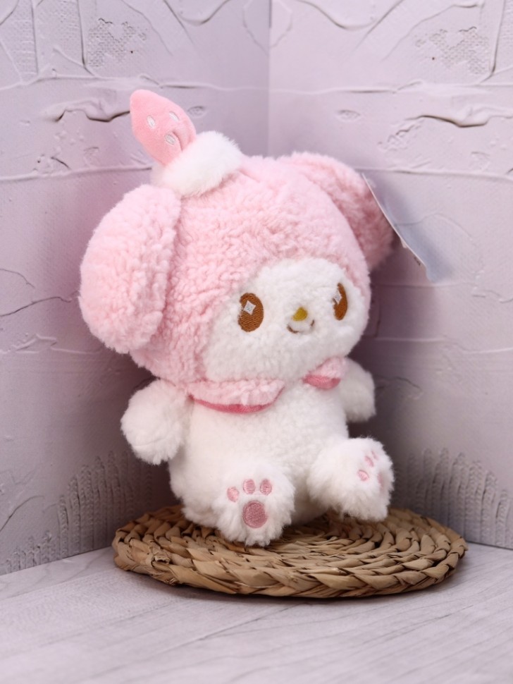 Мягкая игрушка "Зайка с клубникой", микс, 27 см