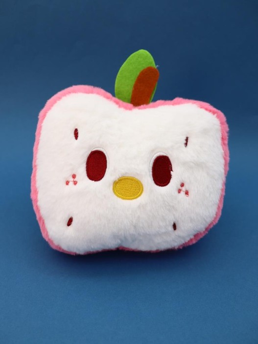 Мягкая игрушка &quot;Smiley apple&quot;, pink, 18 см 