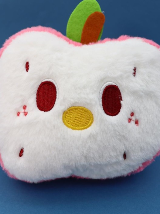 Мягкая игрушка &quot;Smiley apple&quot;, pink, 18 см 