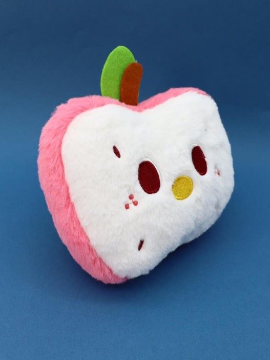 Мягкая игрушка &quot;Smiley apple&quot;, pink, 18 см 