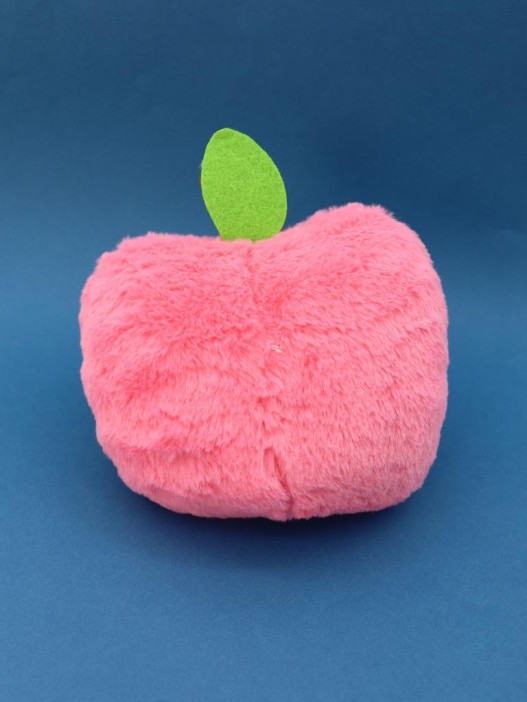 Мягкая игрушка &quot;Smiley apple&quot;, pink, 18 см 