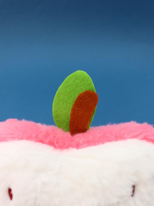 Мягкая игрушка &quot;Smiley apple&quot;, pink, 18 см 