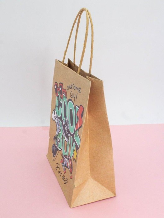 Пакет подарочный крафтовый «CoOol», boy (21*25,5*10) 